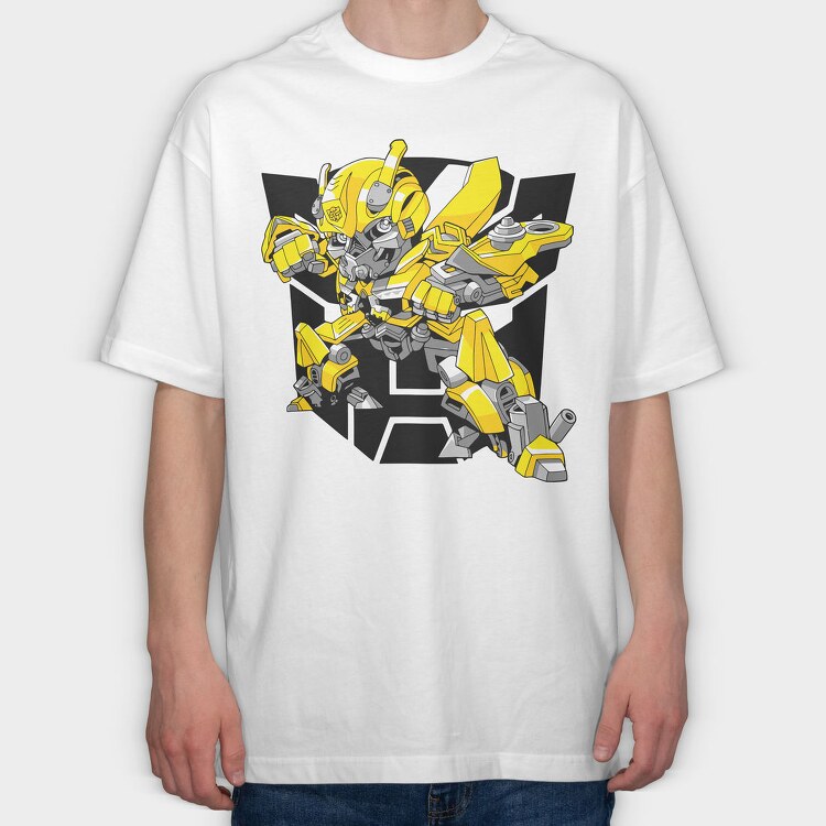 Bumblebee Power Armor, Tricou Oversize Barbati (Unisex)