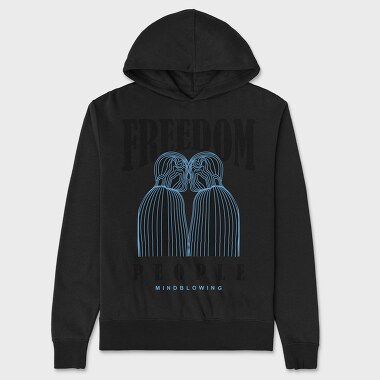 Freedom People 2, Hanorac Oversize Barbati (Unisex)