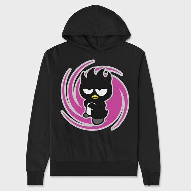 Cartoon Retro Badtz Maru 3, Hanorac Oversize Barbati (Unisex)