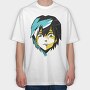 Electric Dream Eyes, Tricou Oversize Barbati (Unisex)