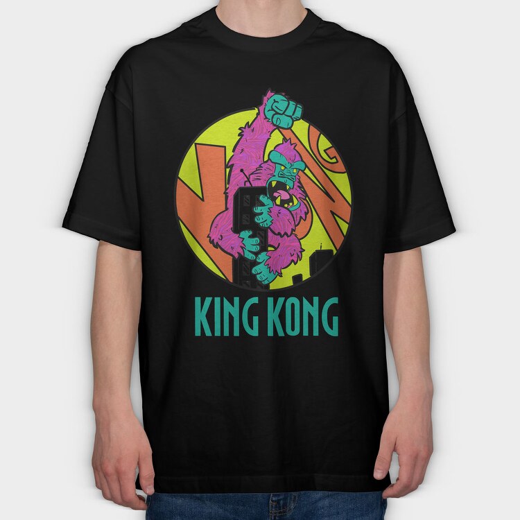 King Kong Roar, Tricou Oversize Barbati (Unisex)