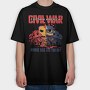 Captain America Civil War, Tricou Oversize Barbati (Unisex)