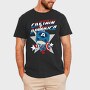 Captain America Pop Art 1, Tricou Barbati (Unisex)