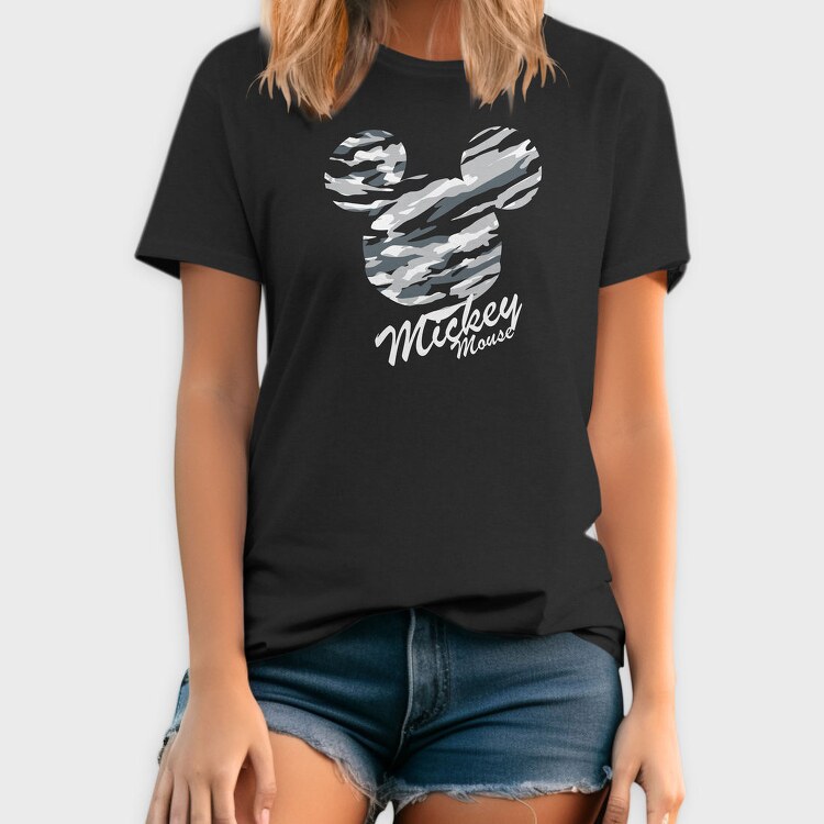 Zebra Mickey Ears, Tricou Barbati (Unisex)