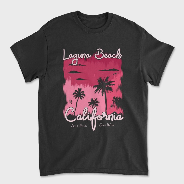 Laguna Beach, Tricou Barbati (Unisex)