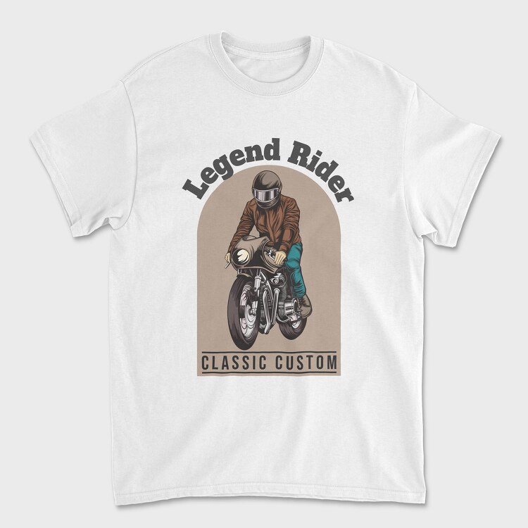 Legend Rider, Tricou Barbati (Unisex)