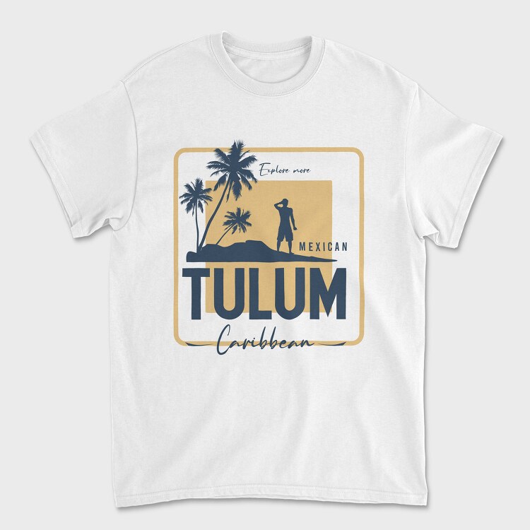 Tulum Caribbean, Tricou Barbati (Unisex)