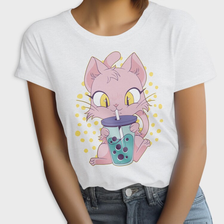 Cat Bubble Tea, Tricou Femei