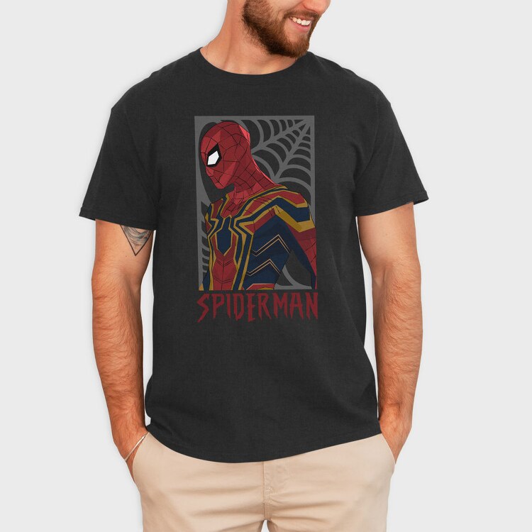 Spiderman Iron Spider, Tricou Barbati (Unisex)
