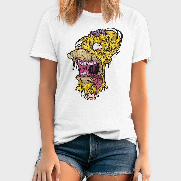 Zombie Mouth Feast, Tricou Barbati (Unisex)