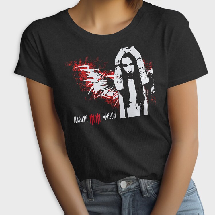 Red Monogram Face, Tricou Femei