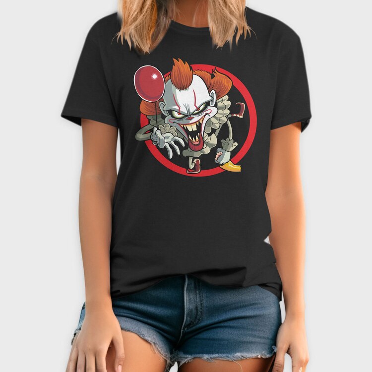 Evil Clown Scream, Tricou Barbati (Unisex)
