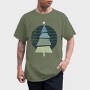 Retro Christmas Tree, Tricou Barbati (Unisex)