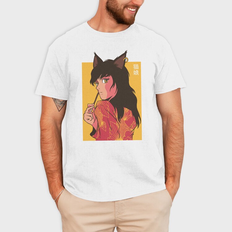Cat Lady, Tricou Barbati (Unisex)