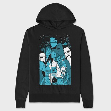 Star Wars 24, Hanorac Oversize Barbati (Unisex)