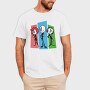 Stick Figure Trio, Tricou Barbati (Unisex)