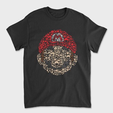 Mario Heart Icons, Tricou Barbati (Unisex)