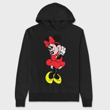 Cartoon Retro Minnie 1, Hanorac Oversize Barbati (Unisex)