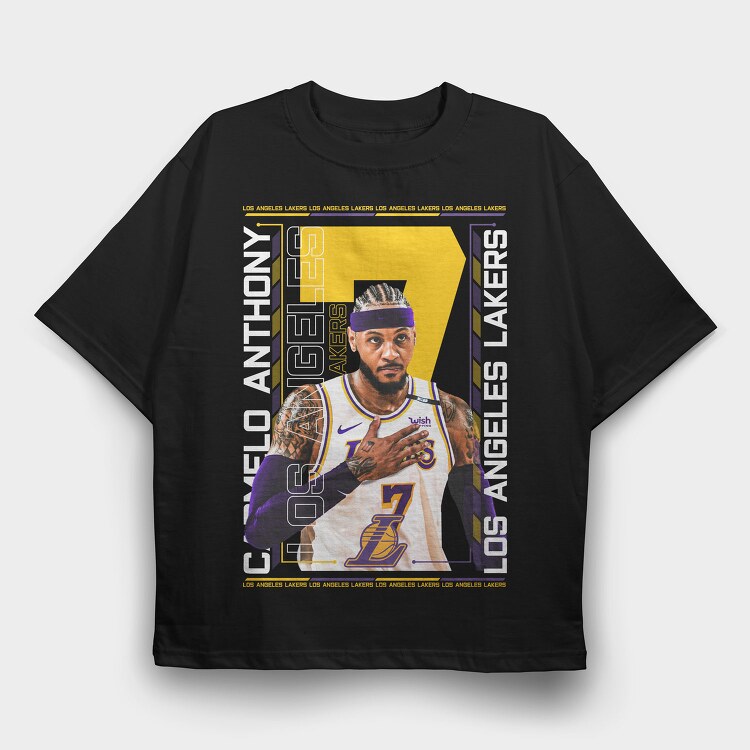 Carmelo Edited, Tricou Oversize Barbati (Unisex)