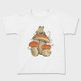 Cottagecore Mushroom Frog, Tricou Copii