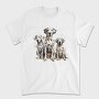 Dalmatian Family, Tricou Barbati (Unisex)
