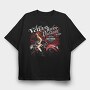 Vegas Harley Biker Girl Ride, Tricou Oversize Barbati (Unisex)