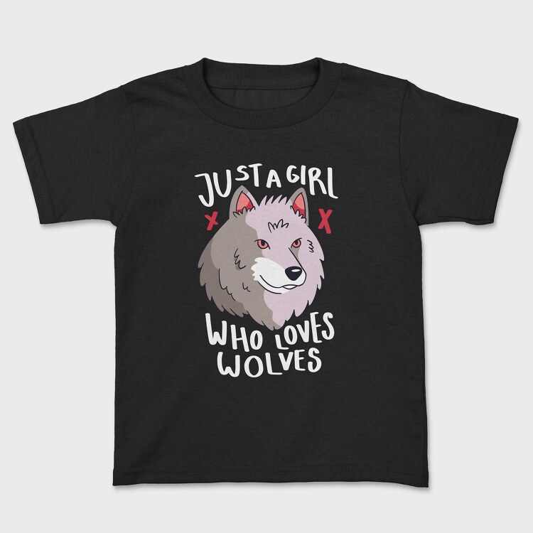 Girl Who Loves Wolves, Tricou Copii