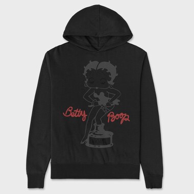 Betty Boop 70, Hanorac Oversize Barbati (Unisex)