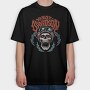 Harley Davidson Skull Biker, Tricou Oversize Barbati (Unisex)