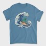 Surfing Alien, Tricou Barbati (Unisex)