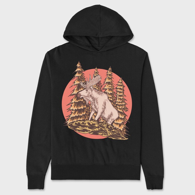 Stay Wild 2, Hanorac Oversize Barbati (Unisex)