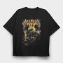 Avenged Sevenfold Flames Flower, Tricou Oversize Barbati (Unisex)