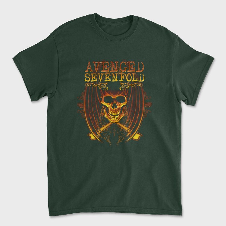 Avenged Sevenfold Skull, Tricou Barbati (Unisex)