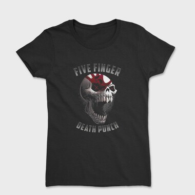 Five Finger Death Punch Skull Crosses Eyes, Tricou Femei