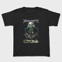 Megadeth Skull Planet Flames 2, Tricou Copii