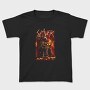 Slayer Skull Flames Crosses 2, Tricou Copii