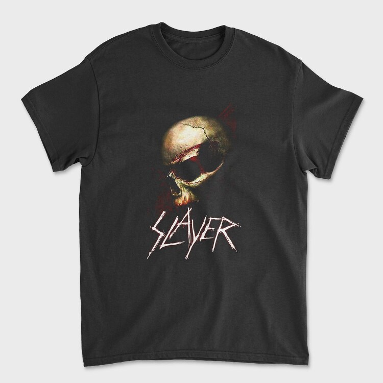 Slayer Skull Flames Crosses 4, Tricou Barbati (Unisex)