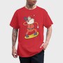 Skating Santa Juice, Tricou Barbati (Unisex)