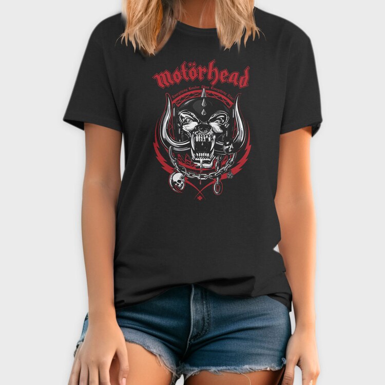 Motorhead Devil Skull Chains, Tricou Barbati (Unisex)