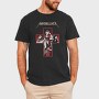 Metallica Cross Red Guitarist, Tricou Barbati (Unisex)