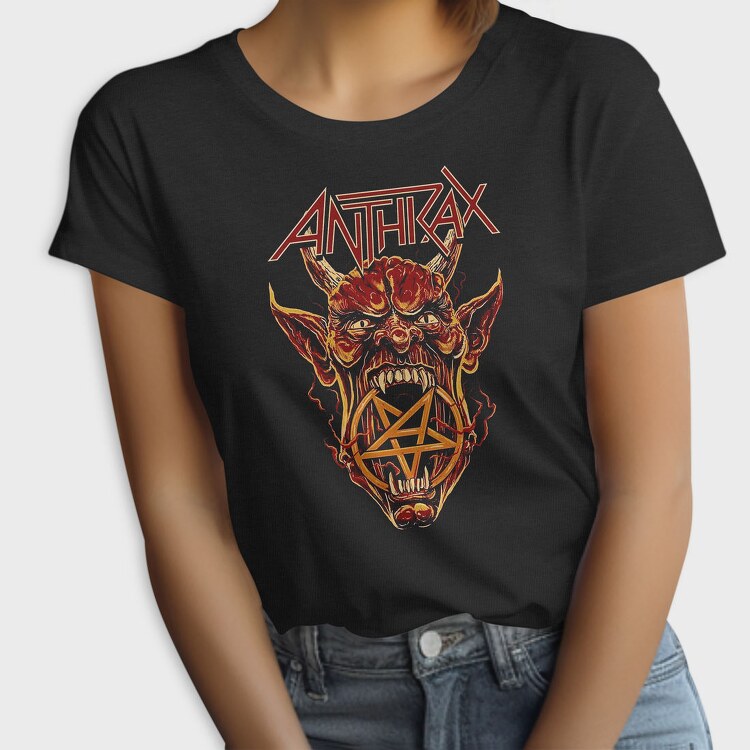 Anthrax Devil Pentagram, Tricou Femei