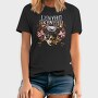 Lynnyrd Skynyrd Flames Flag Skull, Tricou Barbati (Unisex)