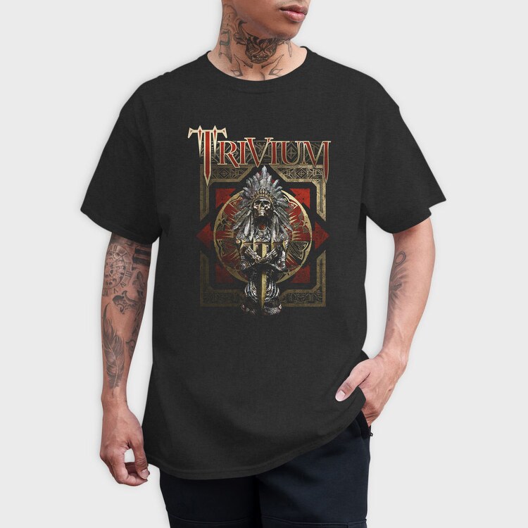 Trivium Skull Swords 2, Tricou Barbati (Unisex)