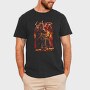 Slayer Skull Flames Crosses 2, Tricou Barbati (Unisex)