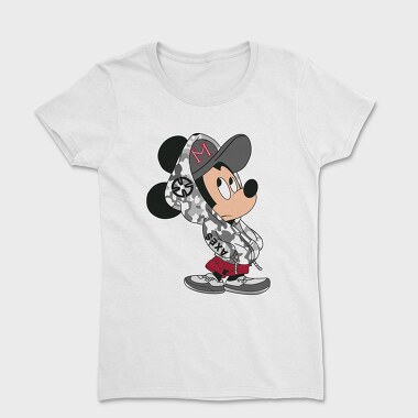 Mickey Mouse Camo Style Urban Art 99, Tricou Femei