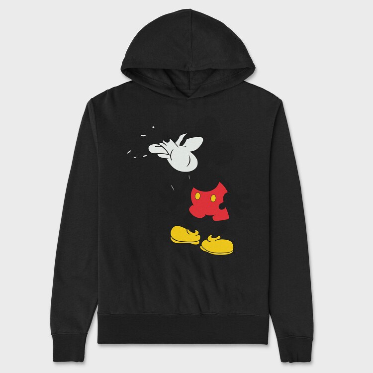 Mickey Mouse Sneeze Urban Art 99, Hanorac Oversize Barbati (Unisex)