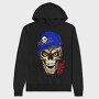 Skull Panda Cap Red Eyes Cast 99, Hanorac Oversize Barbati (Unisex)