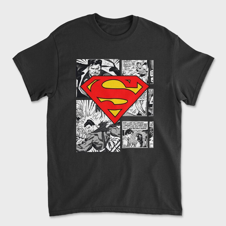 Superman Secret Identity Eyes, Tricou Barbati (Unisex)
