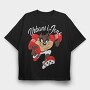 Taz Devil Football Eyes 99, Tricou Oversize Barbati (Unisex)