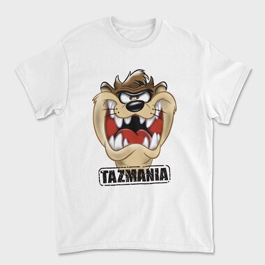 Tazmania Taz Anger Animal Eyes, Tricou Barbati (Unisex)